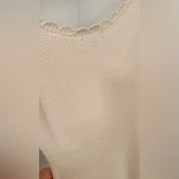 NEW Wild Fable Rosette Crochet Mini Dress Ivory 100% cotton - Picture 10 of 10